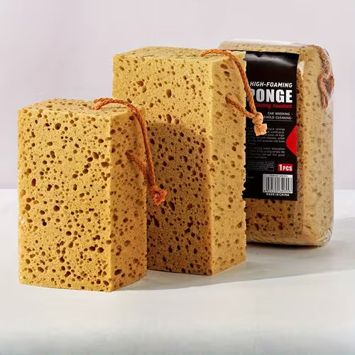 Thickened high foam car wash sponge large honeycomb